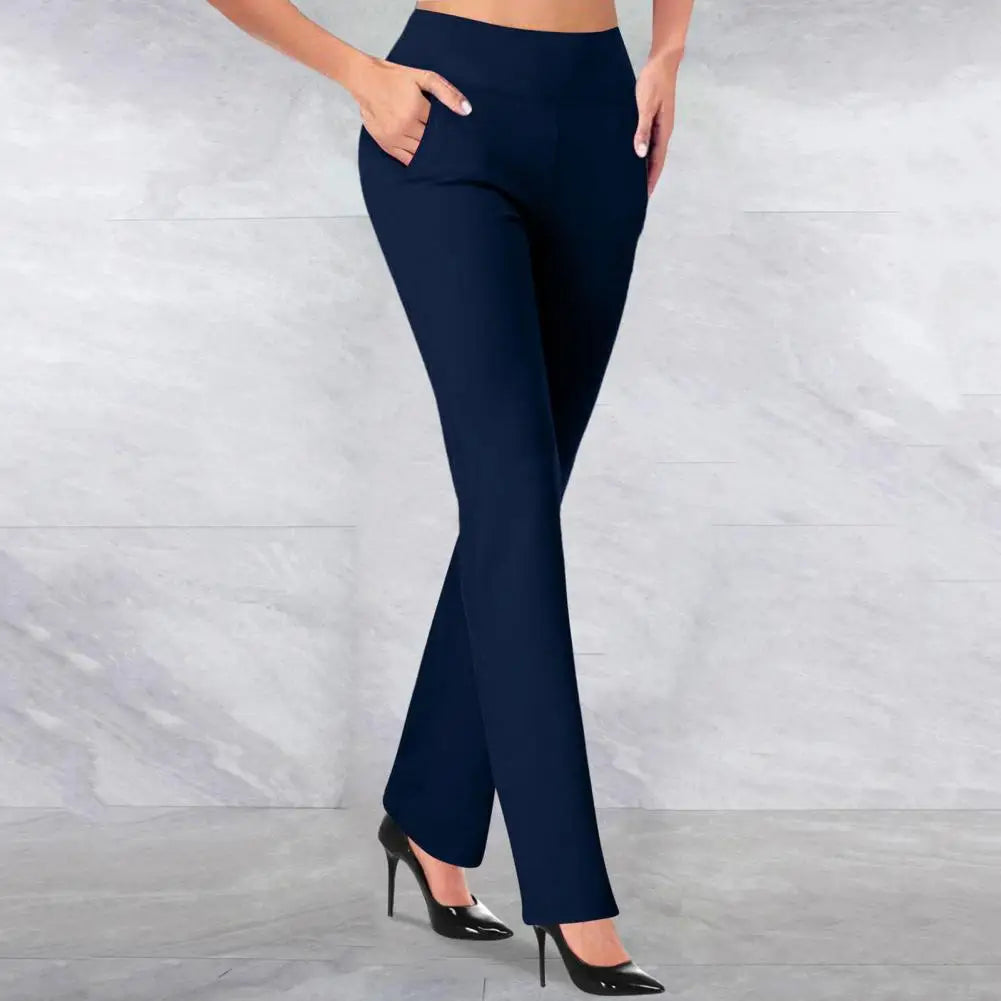 Stylish Business Pants  High Waist Slim Fit Women Casual Pants  Ladies Casual Pants Household Apparel