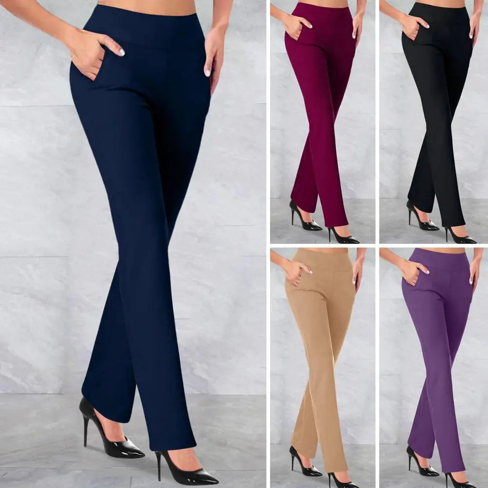 Stylish Business Pants  High Waist Slim Fit Women Casual Pants  Ladies Casual Pants Household Apparel