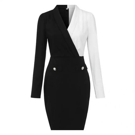 Women Blazers Dress Apparel Women Bodycon Dress Tear Resistant Breathable  Fashion Women  Business Bodycon