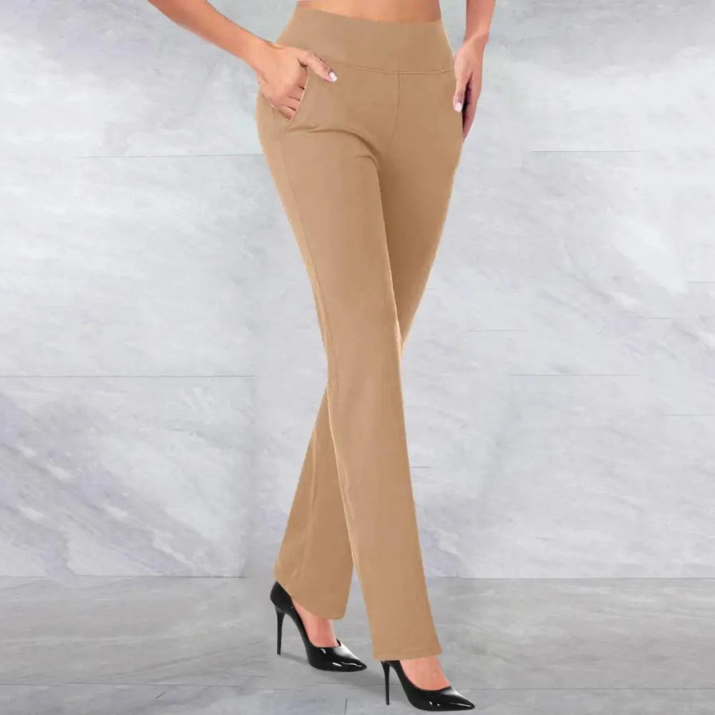 Stylish Business Pants  High Waist Slim Fit Women Casual Pants  Ladies Casual Pants Household Apparel